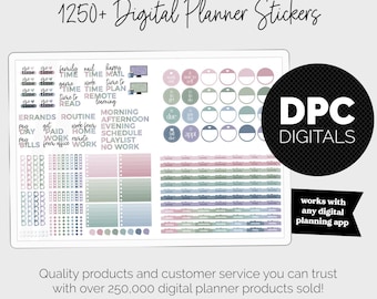 Garden Functional Mega Digital Sticker Set | iPad & Android