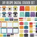 Digital Recipe Sticker Kit Goodnotes, iPad & Android Recipes, Meal ...
