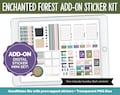 Enchanted Forest Add On Digital Stickers | GoodNotes & iPad | Trackers, Meal Planning, Fitness, TV, Budget