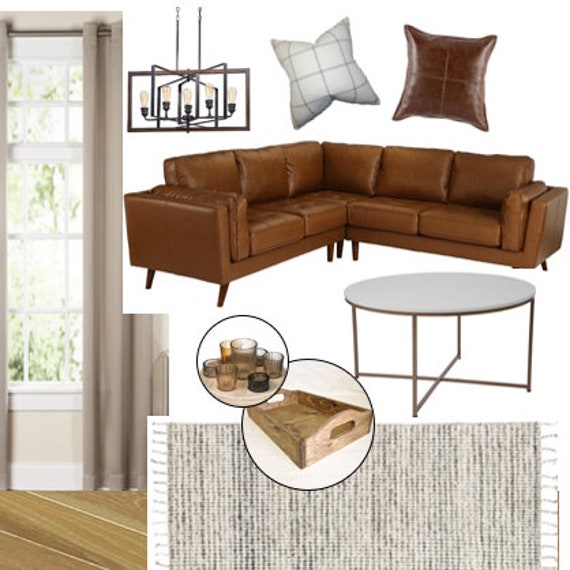 Mood Board E Design Sevices Online Interior Design Virtual Interior Decorator Moodboard Decor Guide Housewarming