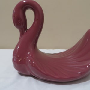Vintage Andre Richard Rose Swan Ceramic Towel Holder from Korea