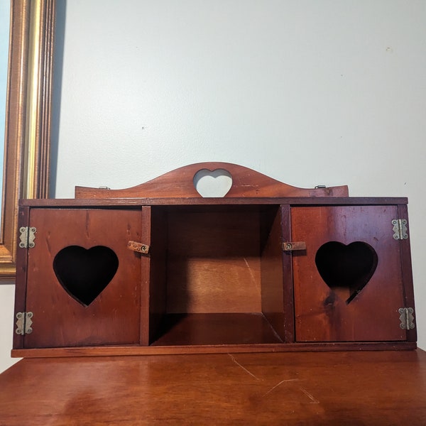 Vintage Wooden Medicine Cabinet