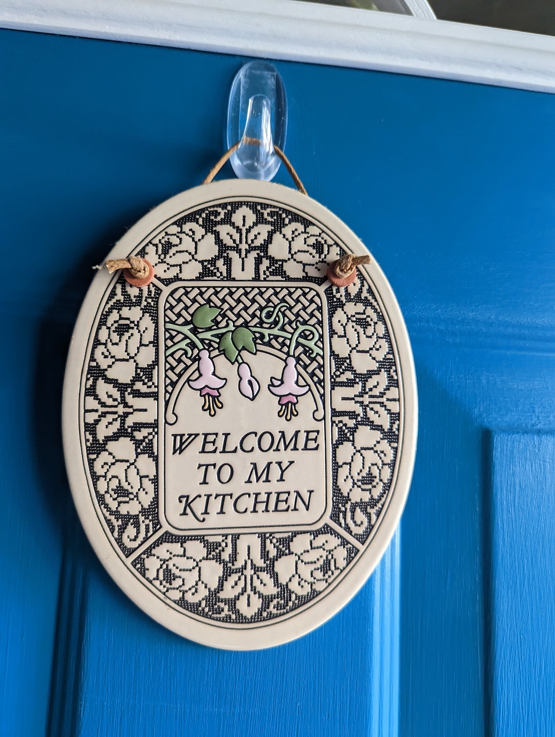 Vintage Trinity Pottery USA to My Kitchen Oval Wall Plaque