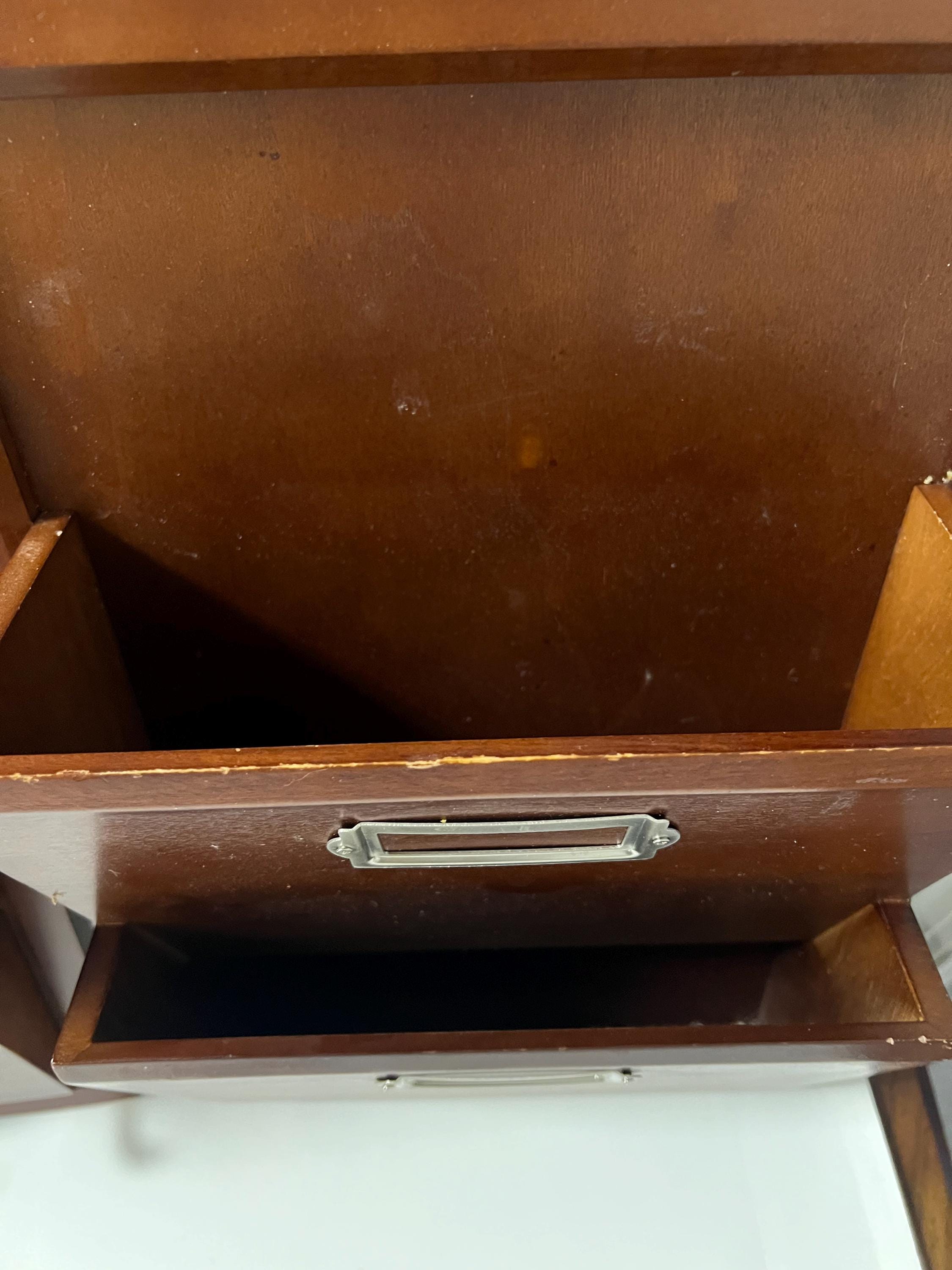 Vintage Pottery Barn Wall-mounted Organizers - Pair of Wooden