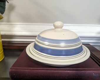 Vintage Pfaltzgraff Round Butter Dish with Lid