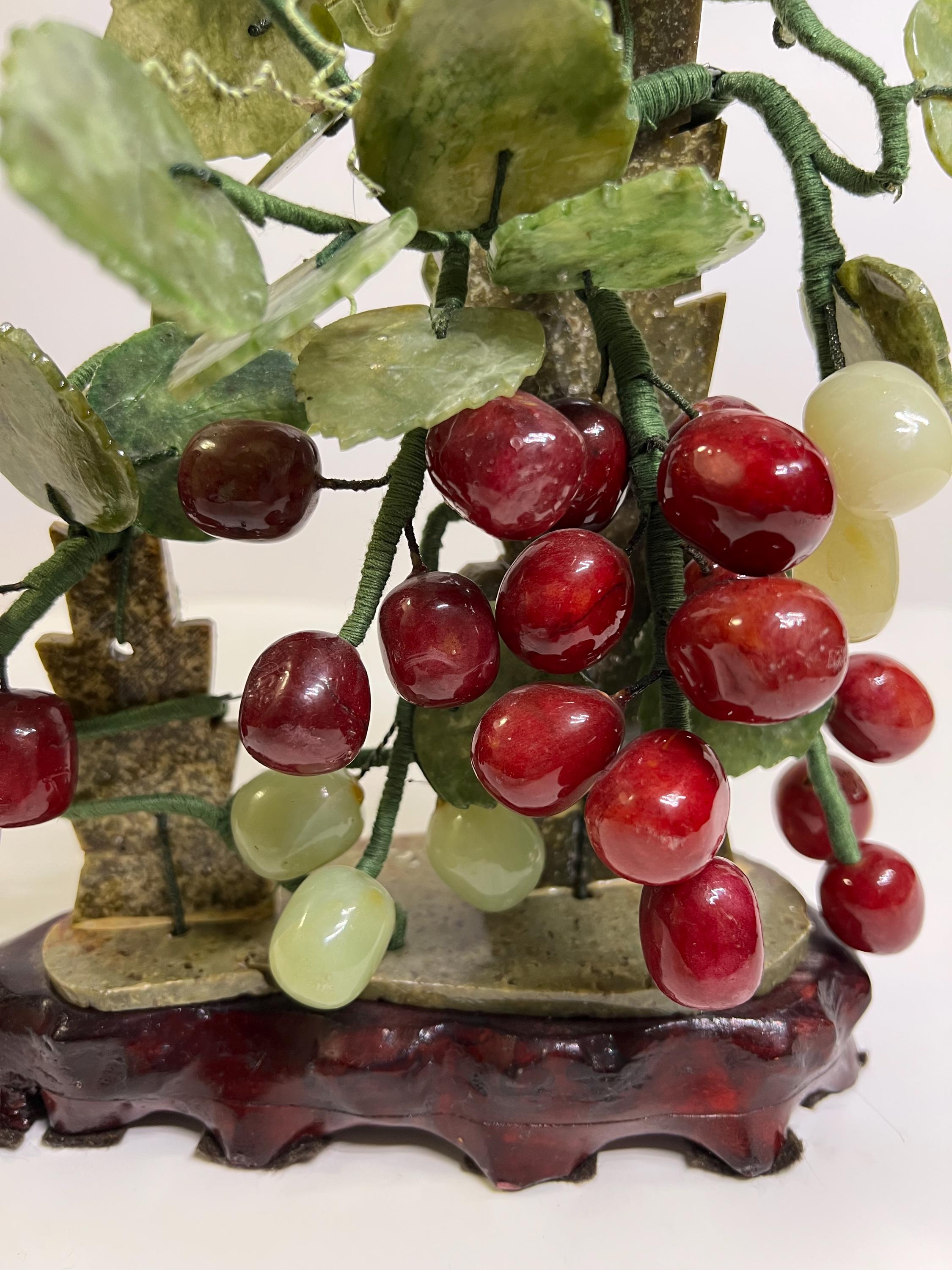 Mid Century Jade & Alabaster Grape Tree - Etsy