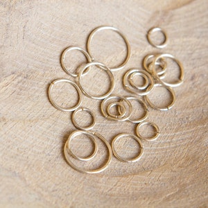 Orecchini sottili riempiti d'oro per il trago, elica ipoallergenica per il trago, anello per cartilagine in oro per il labbro, anello per il naso, anello extra sottile in oro per il labbro