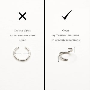 3mm Daith Very Tiny Mini Earring Huggie Hoops Handmade, 4mm Hoop Sterling Silver Rook, 5mm Tragus hoop BEST SELLER image 10