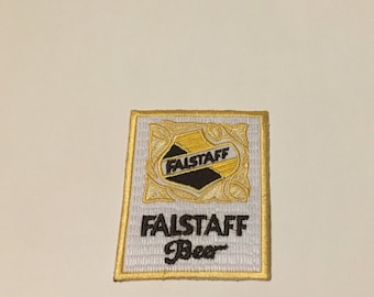Vintage Patch Beer Embroidered Iron on Sew on Authentic Mid Century MOD Hippy Hippie Boho highway Script Patch Logo
