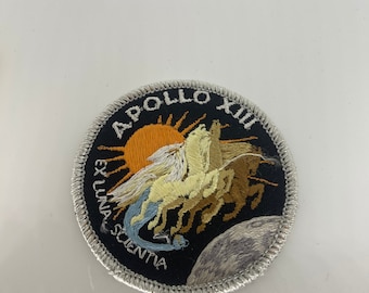 Vintage Patches Embroidered Iron on Sew on APOLLO XIII Patch Logo