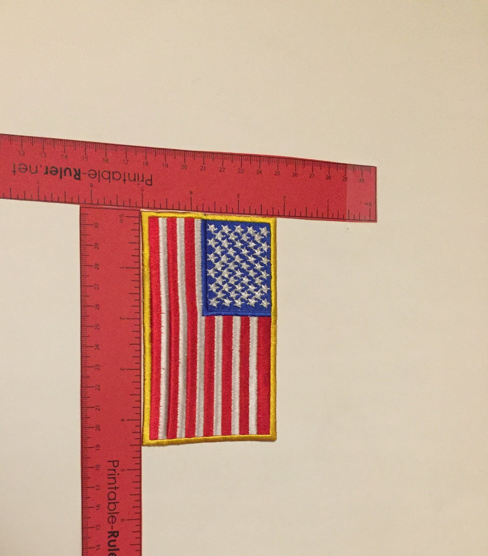 vintage patches embroidered iron on sew american flag on etsy