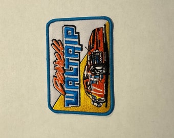 Vintage Patches Embroidered Iron on Sew darell waltrip 17 Blue  Patch Logo