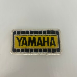 ヴィンテージパッチ刺繍アイロン接着縫い付けYAMAHAパッチロゴ
