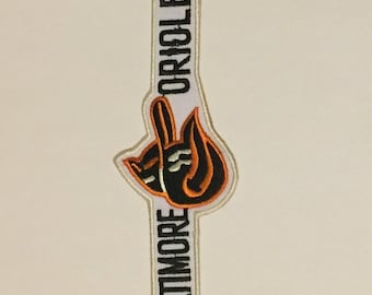 Vintage Patches Embroidered Iron on Sew on Baltimore Authentic Mid Century MOD Hippy Hippie Boho  highway Script Patch Logo