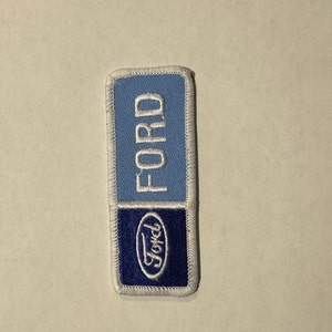 Vintage Patches Embroidered Iron on Sew FORD Patch Logo
