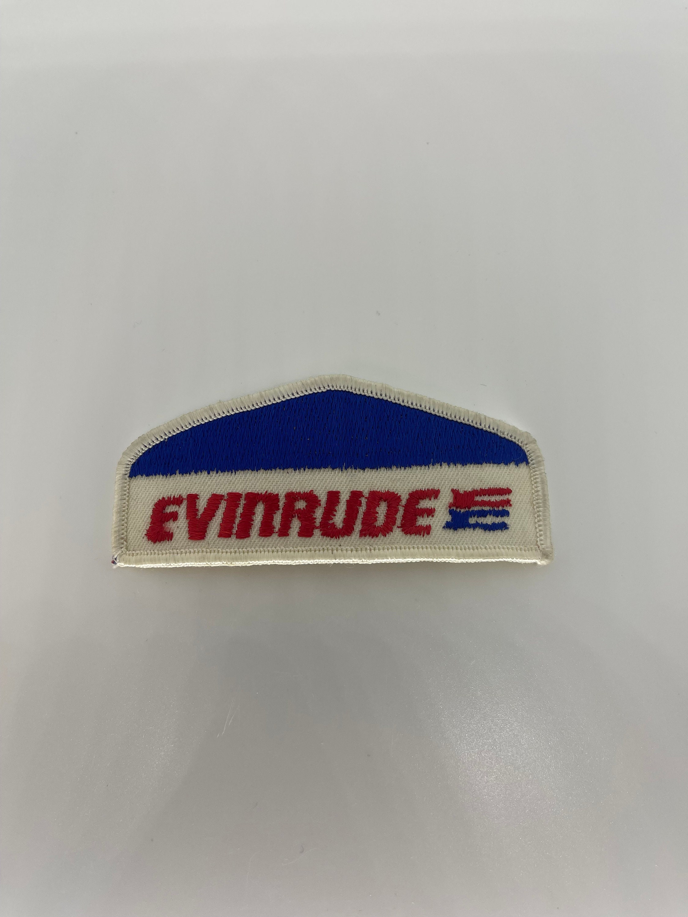 thumbnail image 2 of EVINRUDE First In Outboards Iron On Embroidered Patch - Jacket Or Cap 3" 2 of 5