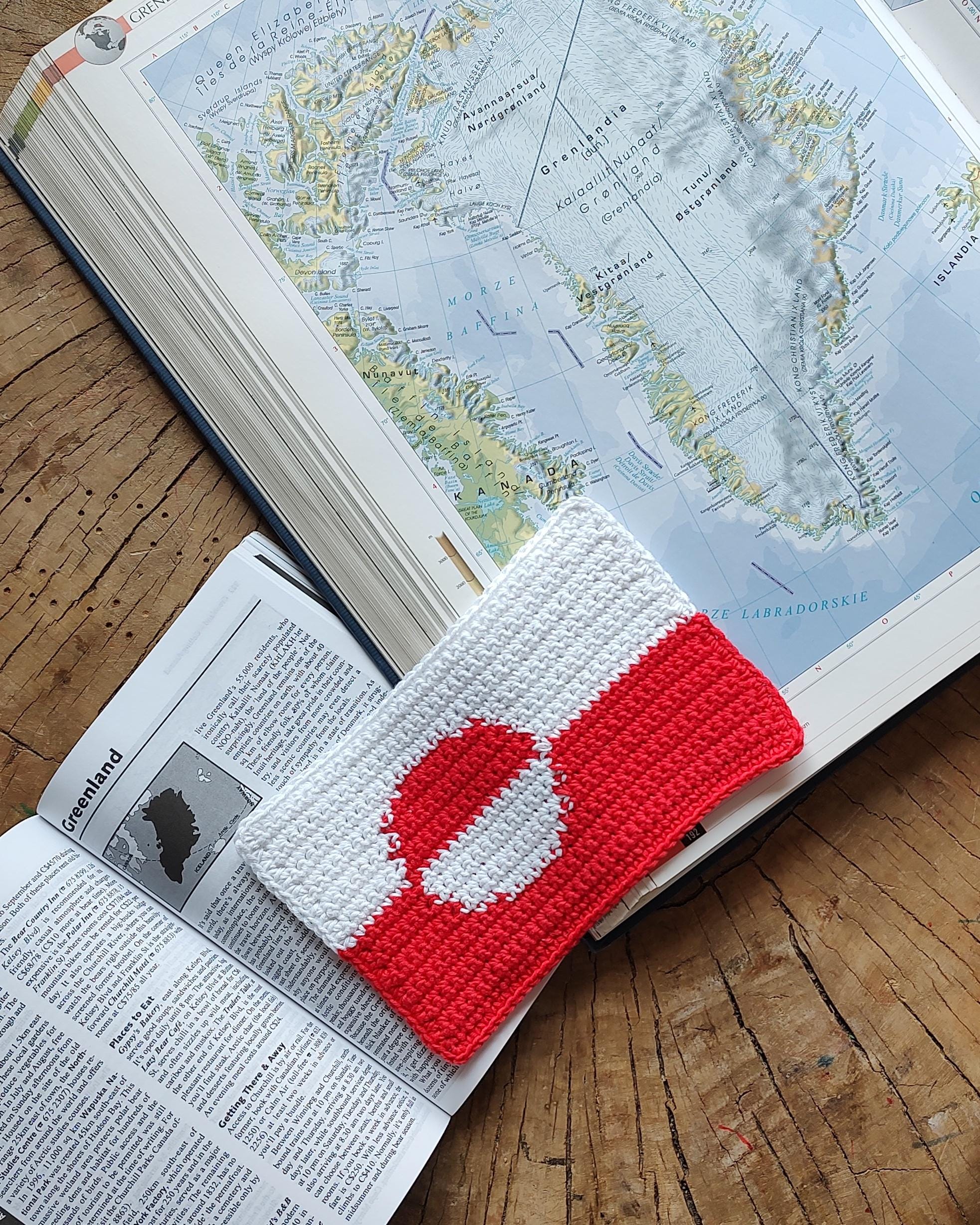Greenland Flag Crochet Pattern: Mug Rug, Applique, Bunting (PDF Pattern ...