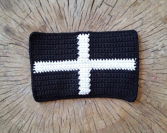 Cornwall Flag Crochet Pattern: Mug Rug, Applique, Bunting (PDF Pattern)