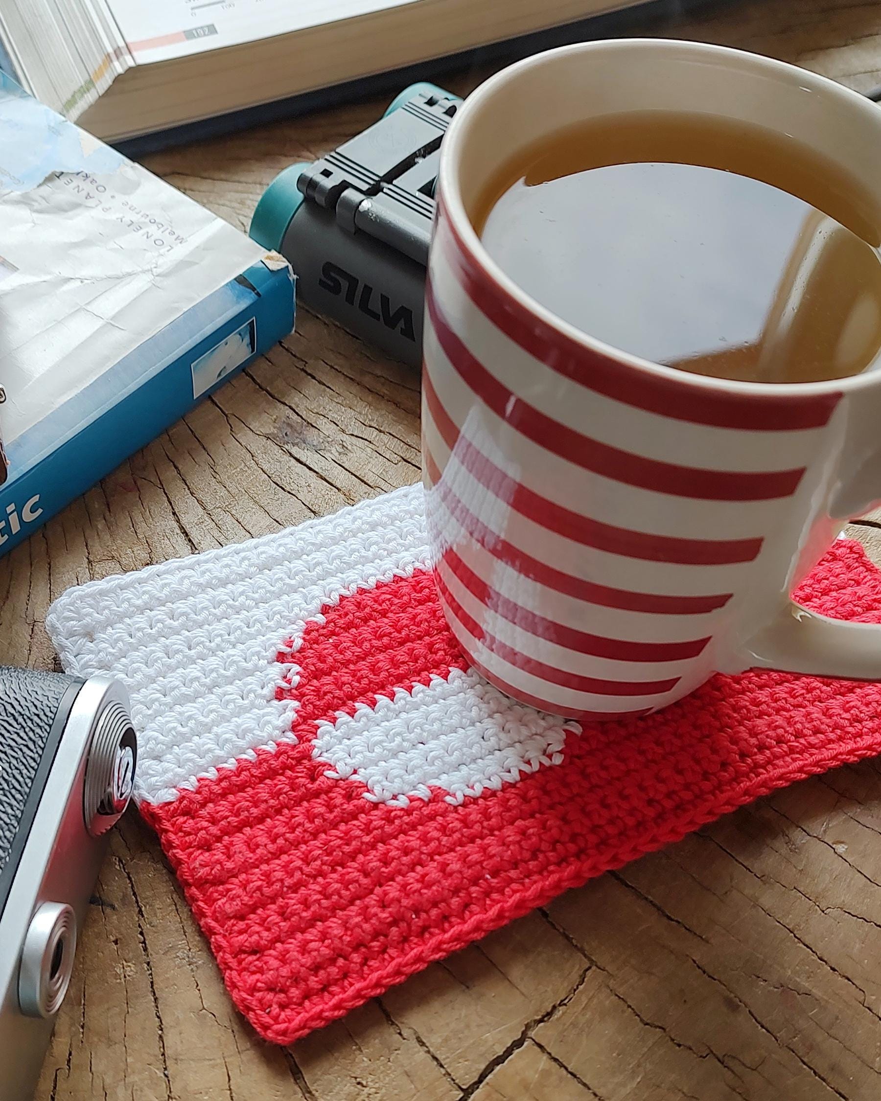 Greenland Flag Crochet Pattern: Mug Rug, Applique, Bunting (PDF Pattern ...
