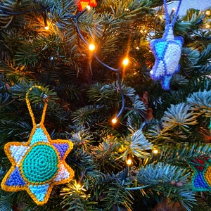 Crochet Pattern // Christmas Tree Star, Holiday Party Decoration, Christmas ornament, DIY Home decoration, Digital Pattern pdf image 2