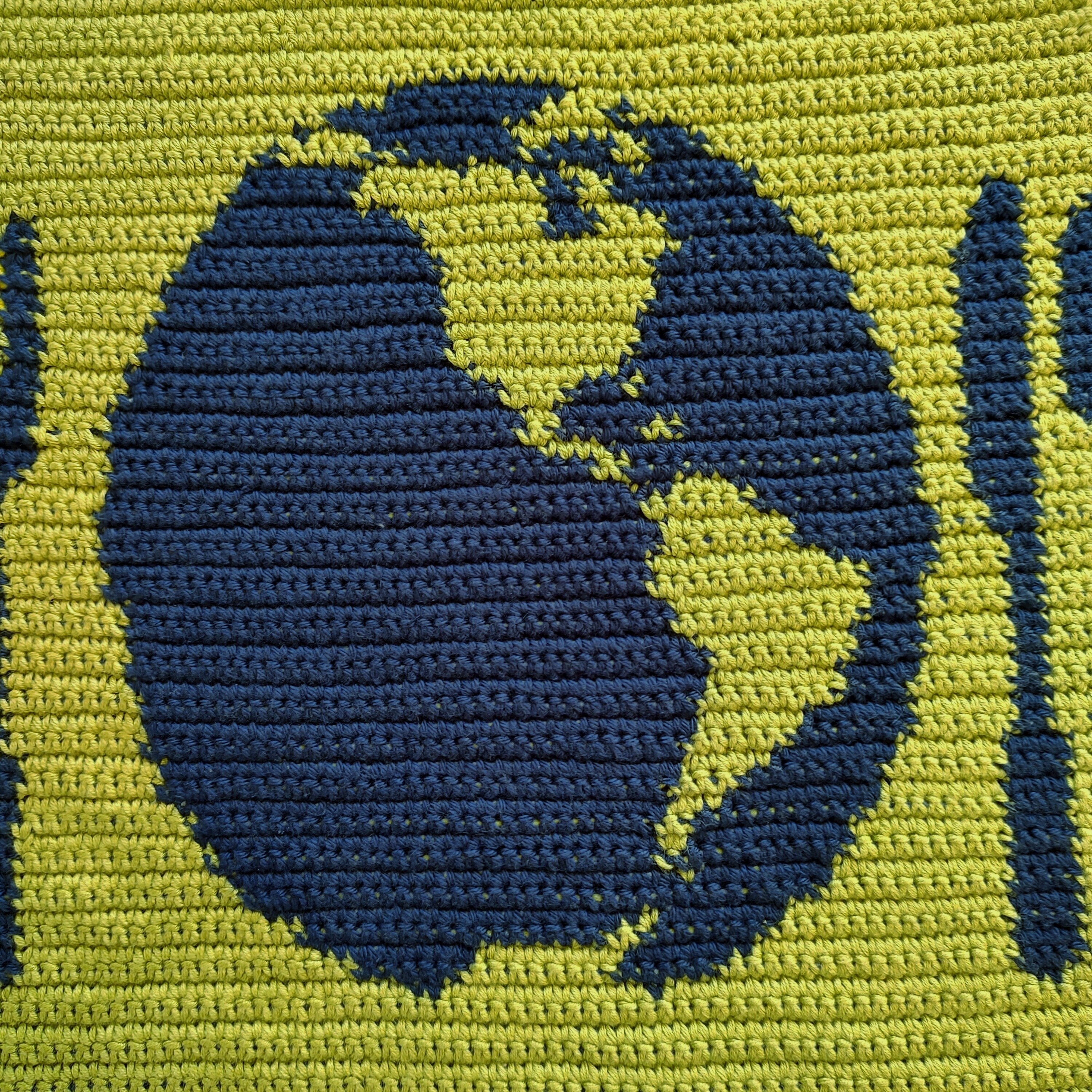 2 Crochet Patterns: World Map Placemat Set, Tapestry Crochet, Dining ...