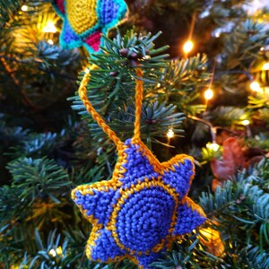 Crochet Pattern // Christmas Tree Star, Holiday Party Decoration, Christmas ornament, DIY Home decoration, Digital Pattern pdf image 5