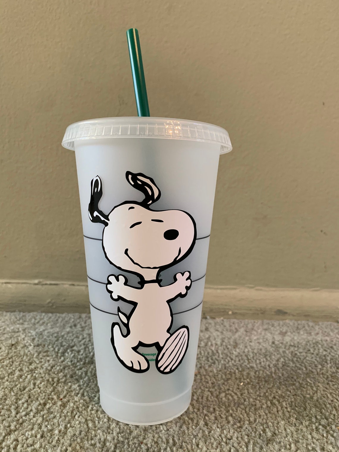 Snoopy Starbucks Cup Etsy