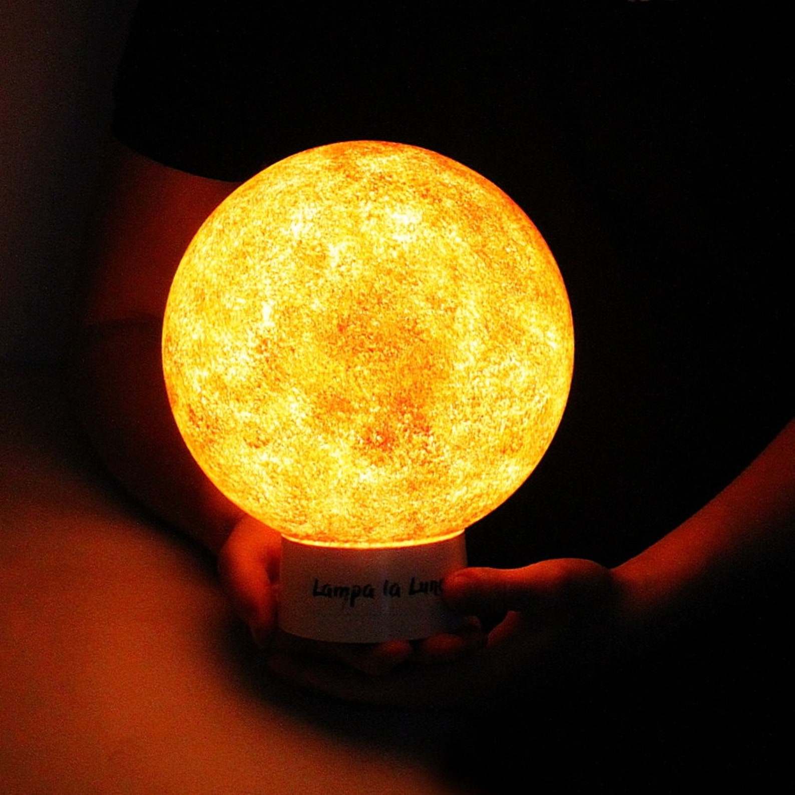 Lampe de soleil lampe de bureau orange lumière du soleil | Etsy