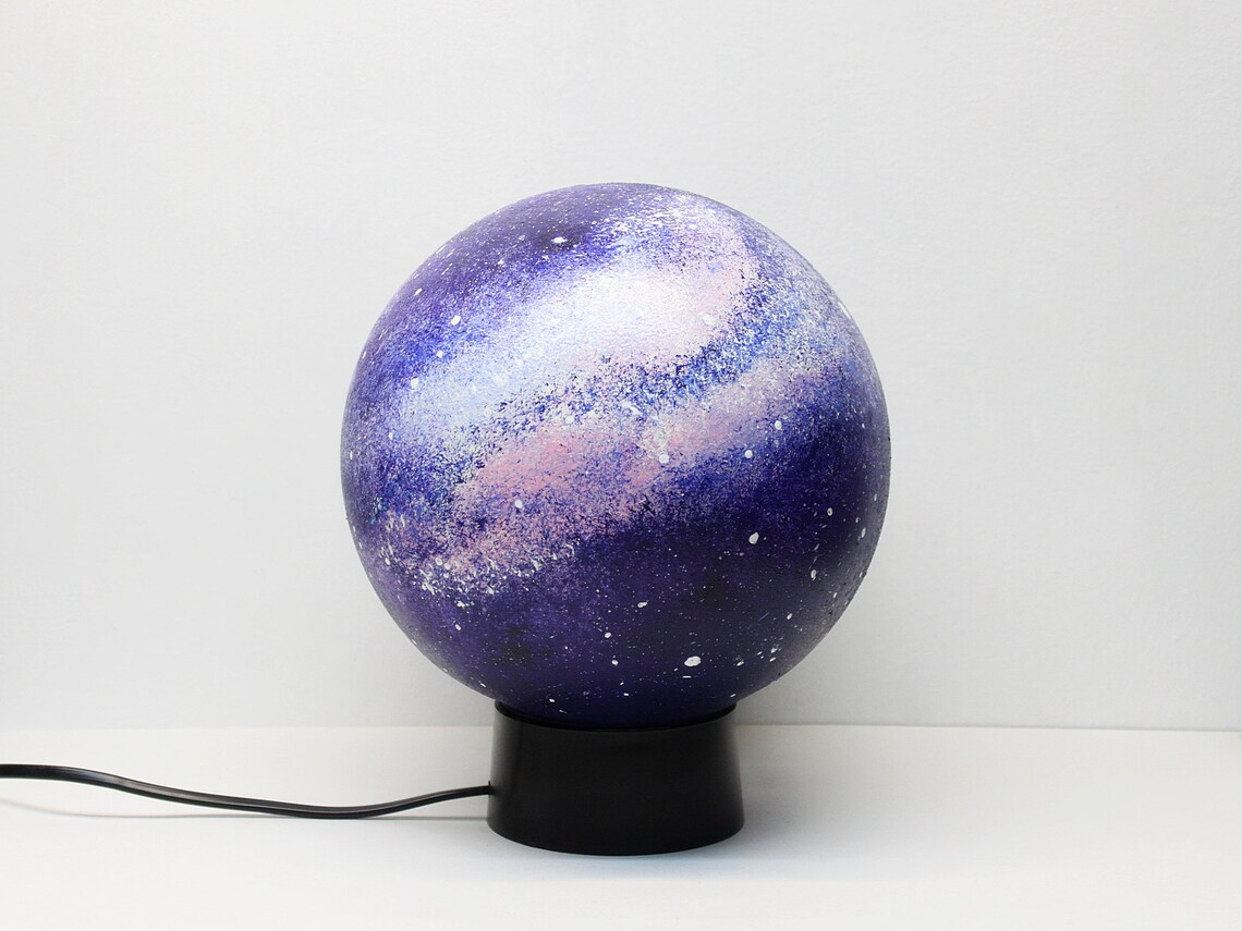 Galaxy lamp Space bedroom table lamp unique lamp FREE Etsy