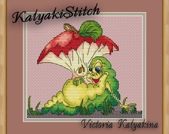 Cross Stitch patterns, PDF Instant Download, animal, Tutorial