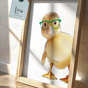 Duck wearing glasses 2025