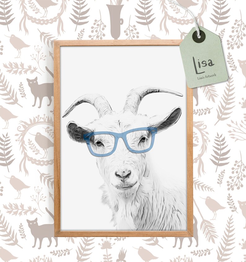 Farm Animal Art Gallery Wall Set Nursery Wall Art Nursery Etsy