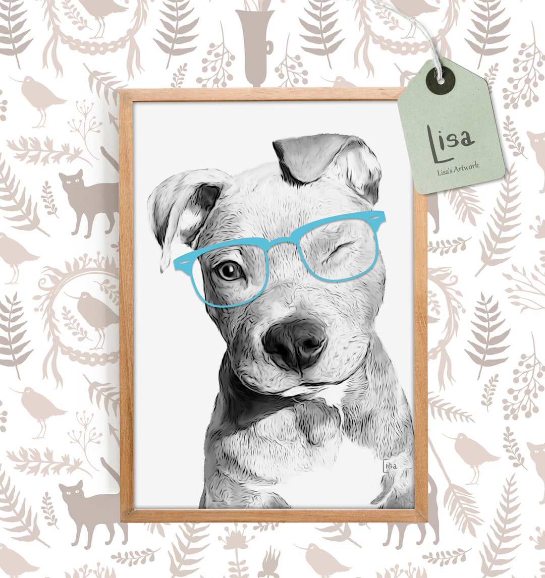 Dog Print Birthday Gift Gift for Kids Printable Art - Etsy