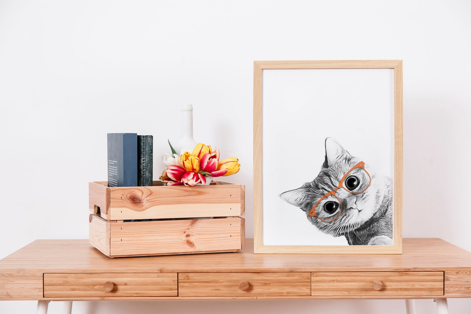 Cat Print Birthday Gift Gift for Kids Printable Art | Etsy