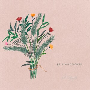 Wild Foliage Hand Drawn Procreate Stamp Brushes | Delicate Botanical ...