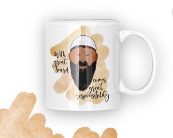 With great beard comes great responsibility - Mug