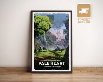 Pale Heart (Destiny 2) Travel Poster, Retro Gamer Wall Art