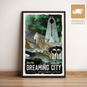 The Dreaming City (Destiny 2)  - Travel Poster, Retro Vintage Illustration, PC Gamer, Best Gamer Gift, Nostalgic Artwork