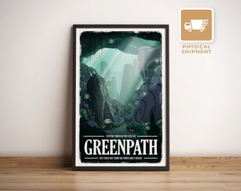 Poster de voyage de Greenpath (Hollow Knight) - Physique