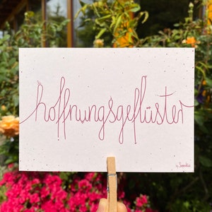 Postkarte „Hoffnungsgeflüster“
