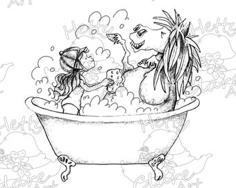 Bath Time - Pony Digital Download