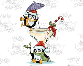 DIGITAL DOWNLOAD - Pre-coloured - Christmas Cocktail