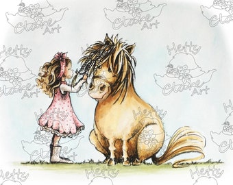 PONY PLAIT - Pre-coloured - Digital Download