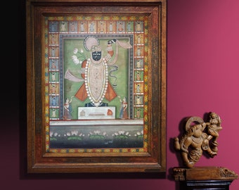 Shrinath ji 24 swaroop Shrinath ji ,darshan-Pichwai paintings-Traditional painting-Lord Krishna-Fabric painting-Available in stock