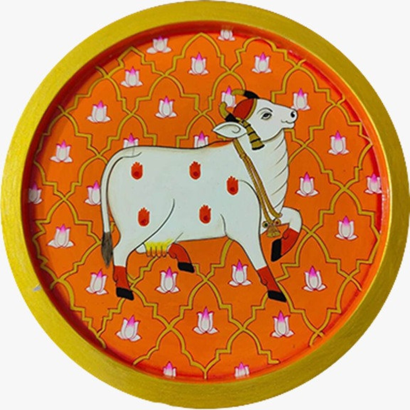 A Set of 8 Wooden Plates , Handmade Wall Hanging Plate, Set of 8