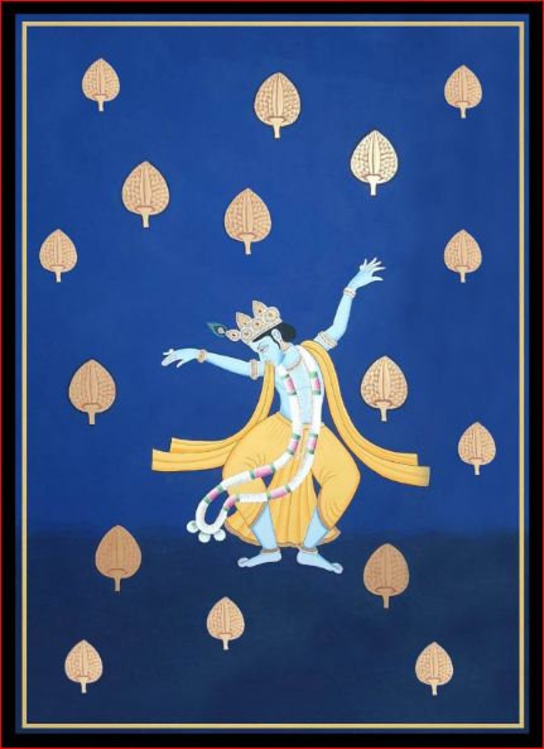 Traditional Wall Pichwai of Krishna , Wall Decor, Indian Art Decor ...