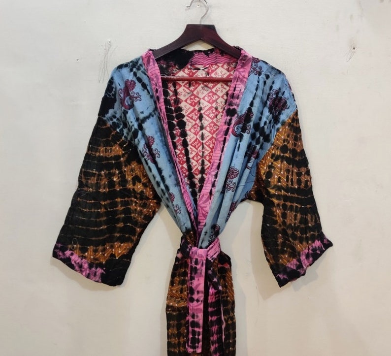 Festival Clothing Women/'s robe # TIC 46 Pure cotton Kimono Tie Dye Kimono Robes Oriental Kimono Tie Dye Kimono Kaftan Cotton Kimono