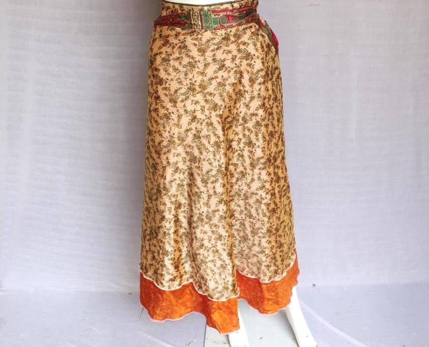 Earth Wrap skirt. long skirt tribal clothing bohemian | Etsy