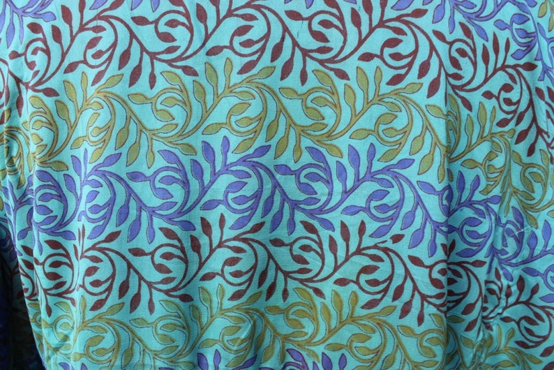 Recycled Fabric Elegant Dress Tunica Dress Night Wear Long Gown Hippie Kaftan Trendy Fashion Beach Wear Evening Dress Autumn Dress #52