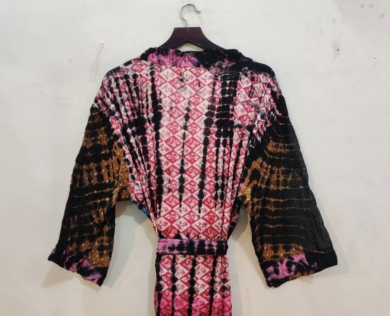Festival Clothing Women/'s robe # TIC 46 Pure cotton Kimono Tie Dye Kimono Robes Oriental Kimono Tie Dye Kimono Kaftan Cotton Kimono